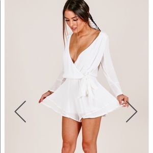 Brand new beautiful white romper